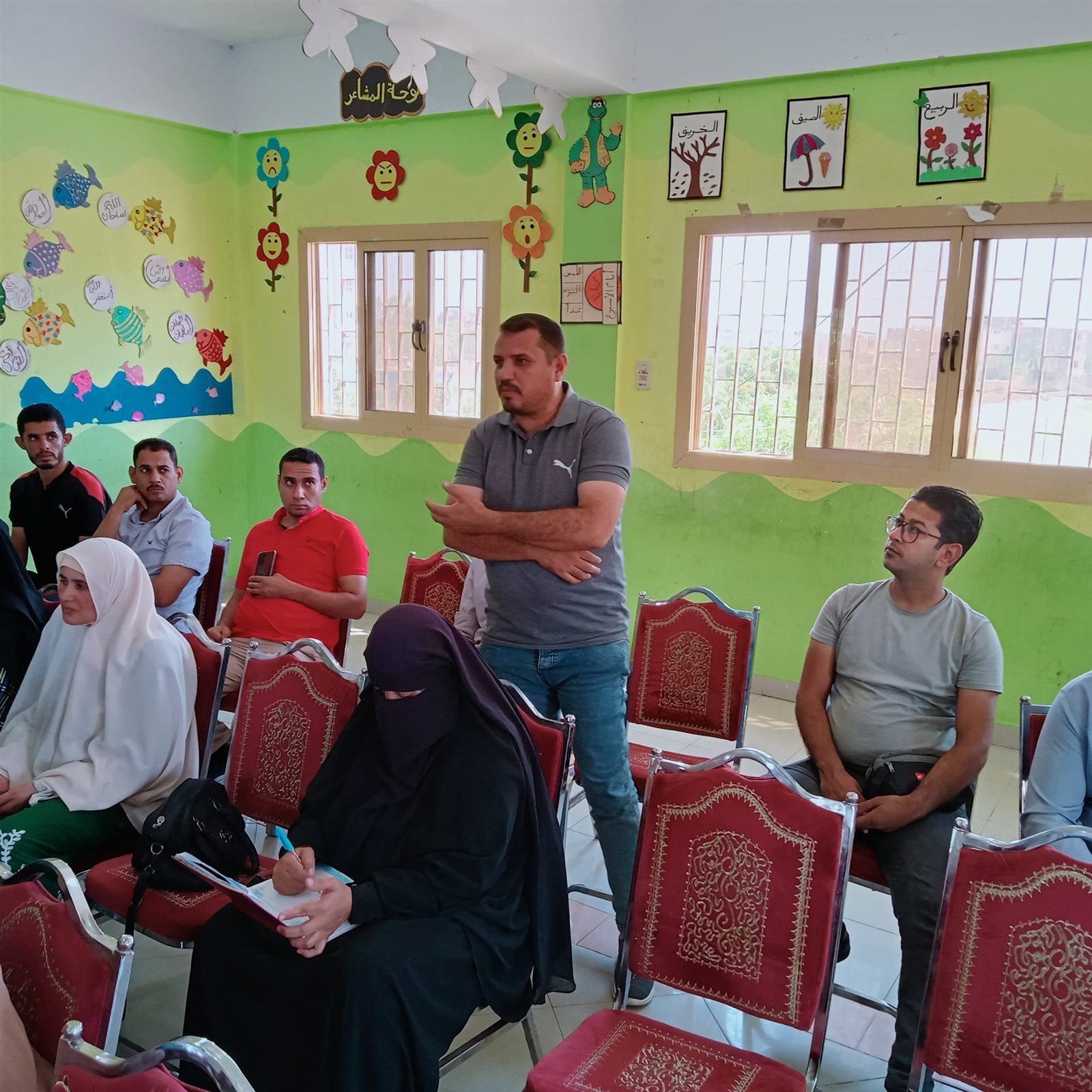 الدورة التنشيطية الثانية لمسؤولي البرلمان ومشرفي الشعب البرلمانية لإدارات الغنايم وصدفا وابوتيج