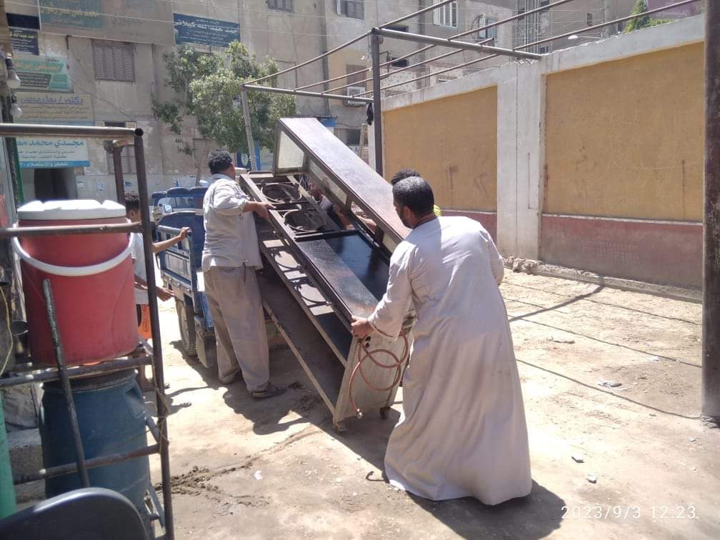 رئيس مركز ومدينة الغنايم ينفذ حملة إشغالات مكبرة بشوارع مدينة الغنايم