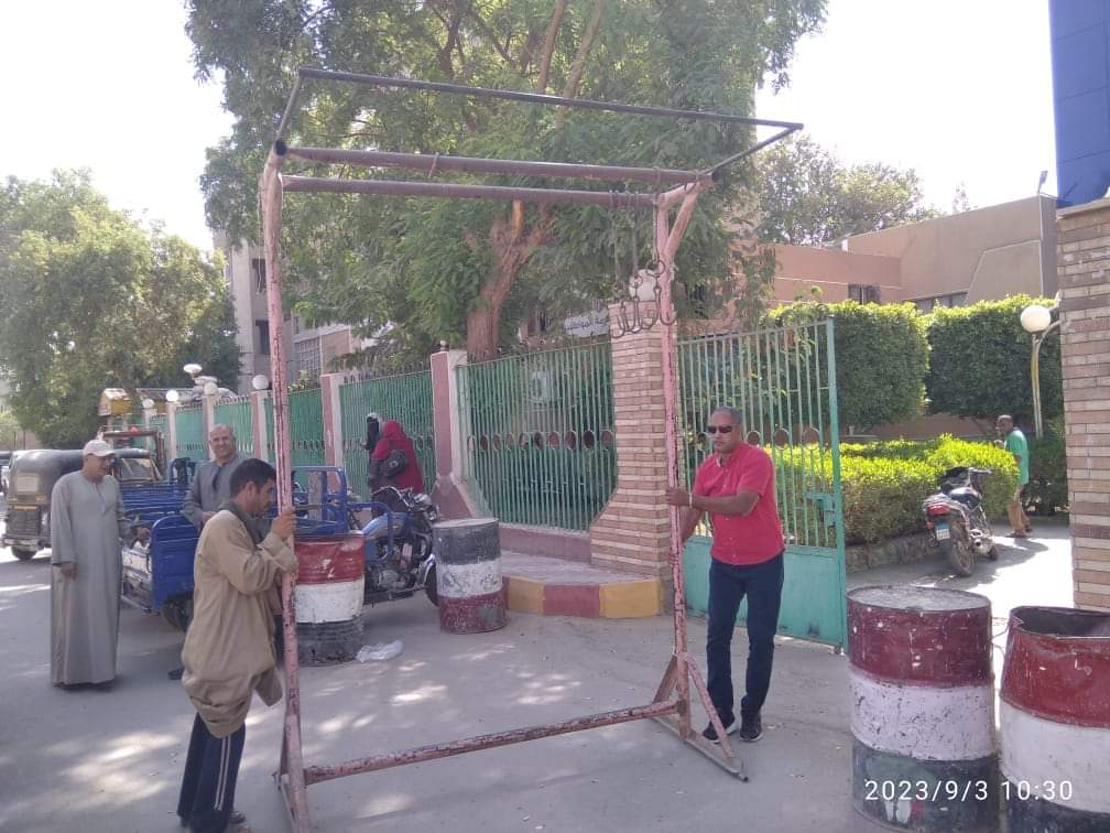 رئيس مركز ومدينة الغنايم ينفذ حملة إشغالات مكبرة بشوارع مدينة الغنايم