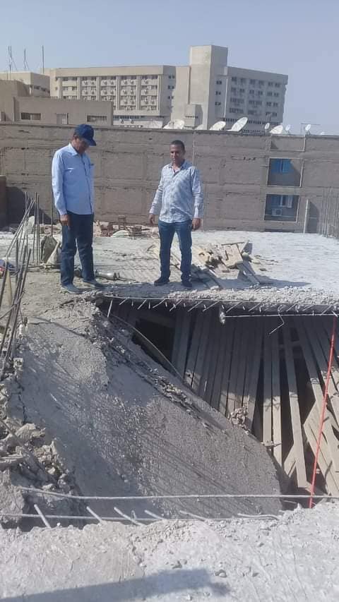 حي شرق أسيوط ينفذ إزالة فورية لبناء مخالف بتقسيم فوزية نجيب