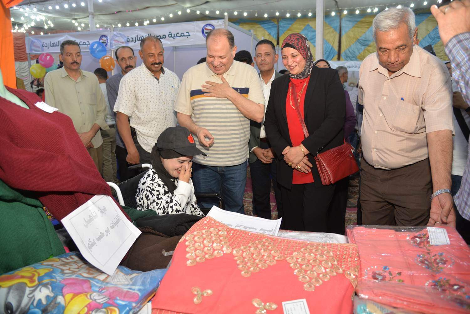 محافظ أسيوط يفتتح معرض الأسر المنتجة والمشروعات الصغيرة بجمعية الشبان المسلمين