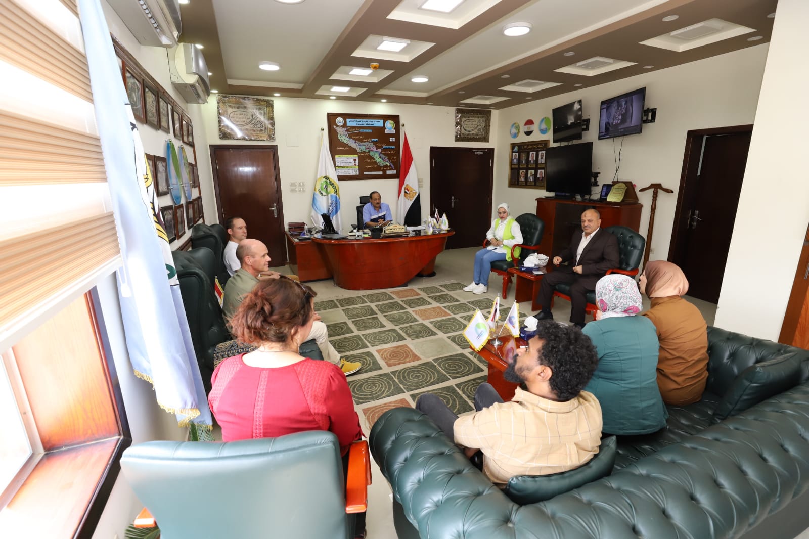 مياه أسيوط تستقبل وفدا هولنديا لمتابعة تطبيقات نظم المعلومات لرفع مستوى الخدمة