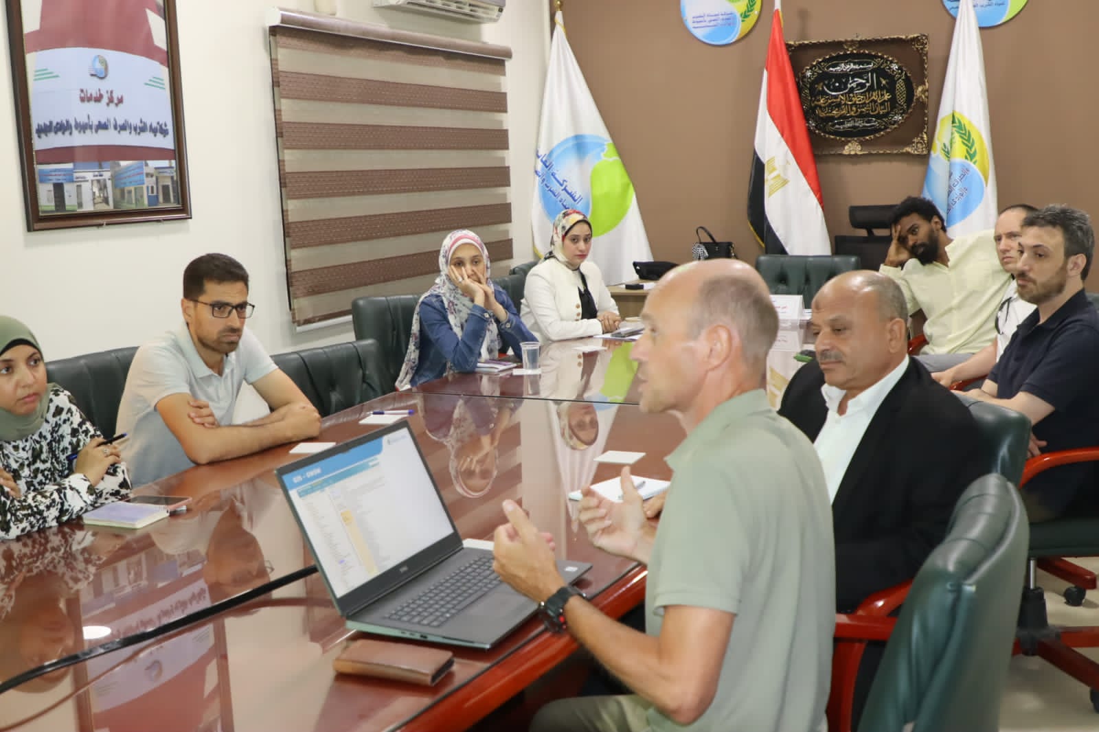 مياه أسيوط تستقبل وفدا هولنديا لمتابعة تطبيقات نظم المعلومات لرفع مستوى الخدمة