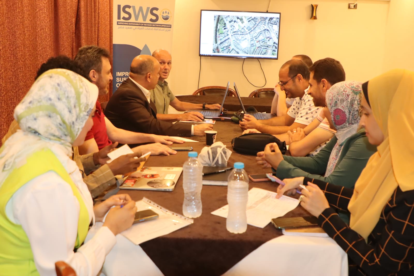 مياه أسيوط تستقبل وفدا هولنديا لمتابعة تطبيقات نظم المعلومات لرفع مستوى الخدمة