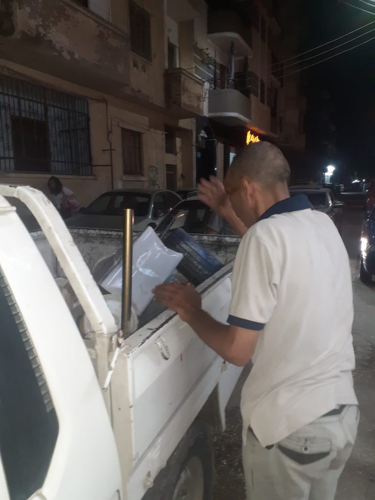 حملة مكبرة لازالة الاشغالات تجوب شوارع حي شرق اسيوط