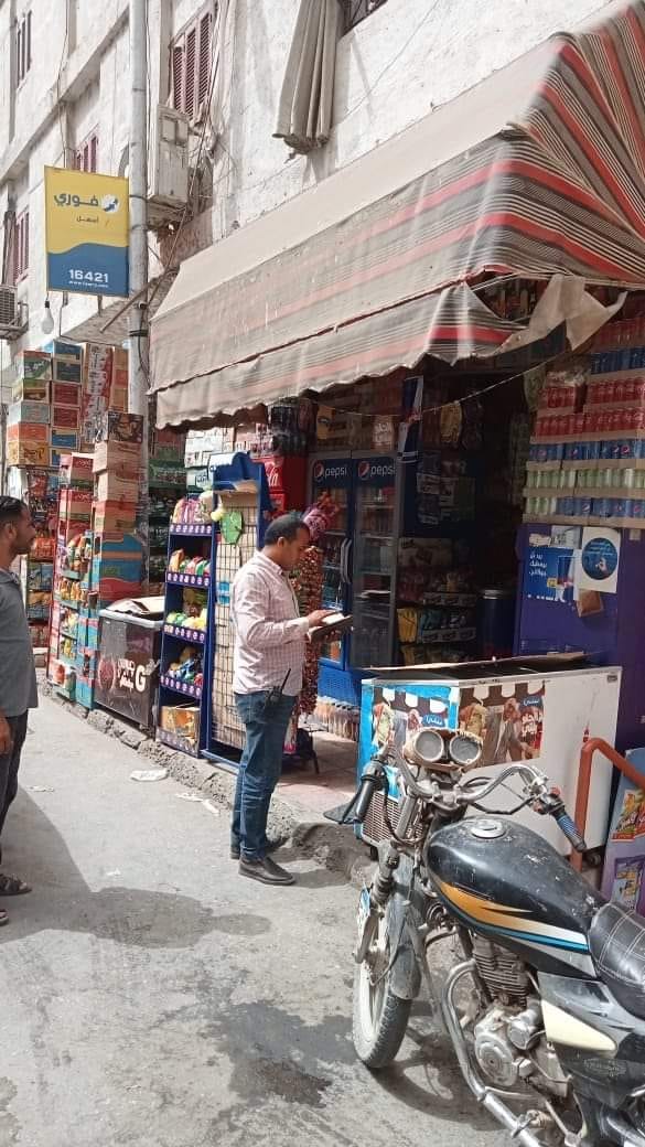 حملة مكبرة لازالة الاشغالات تجوب شوارع حي شرق اسيوط