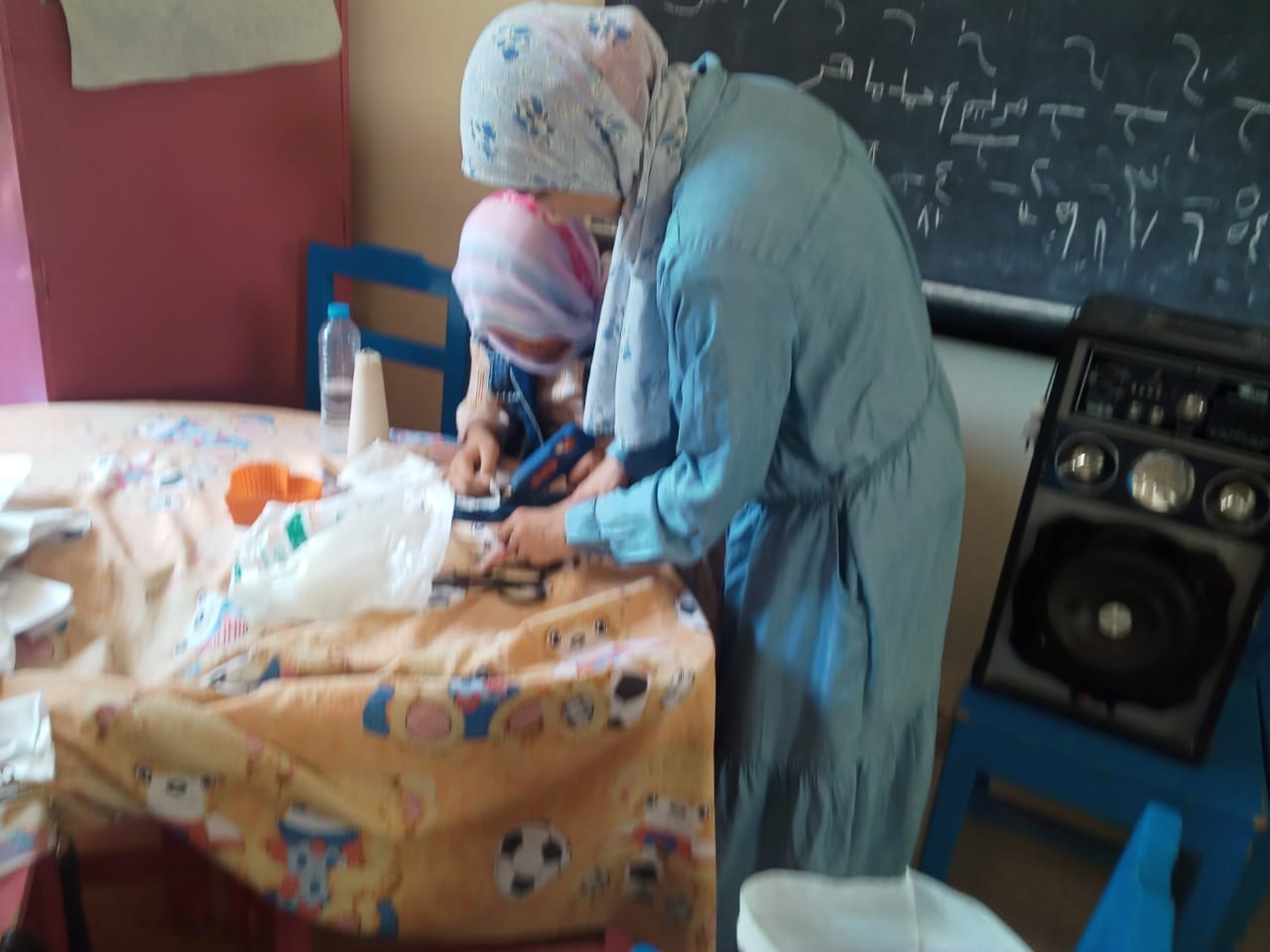 التمكين الثقافي باسيوط ينظم ورش اشغال فنية بمركز تاهيل الفتيات بالفتح 