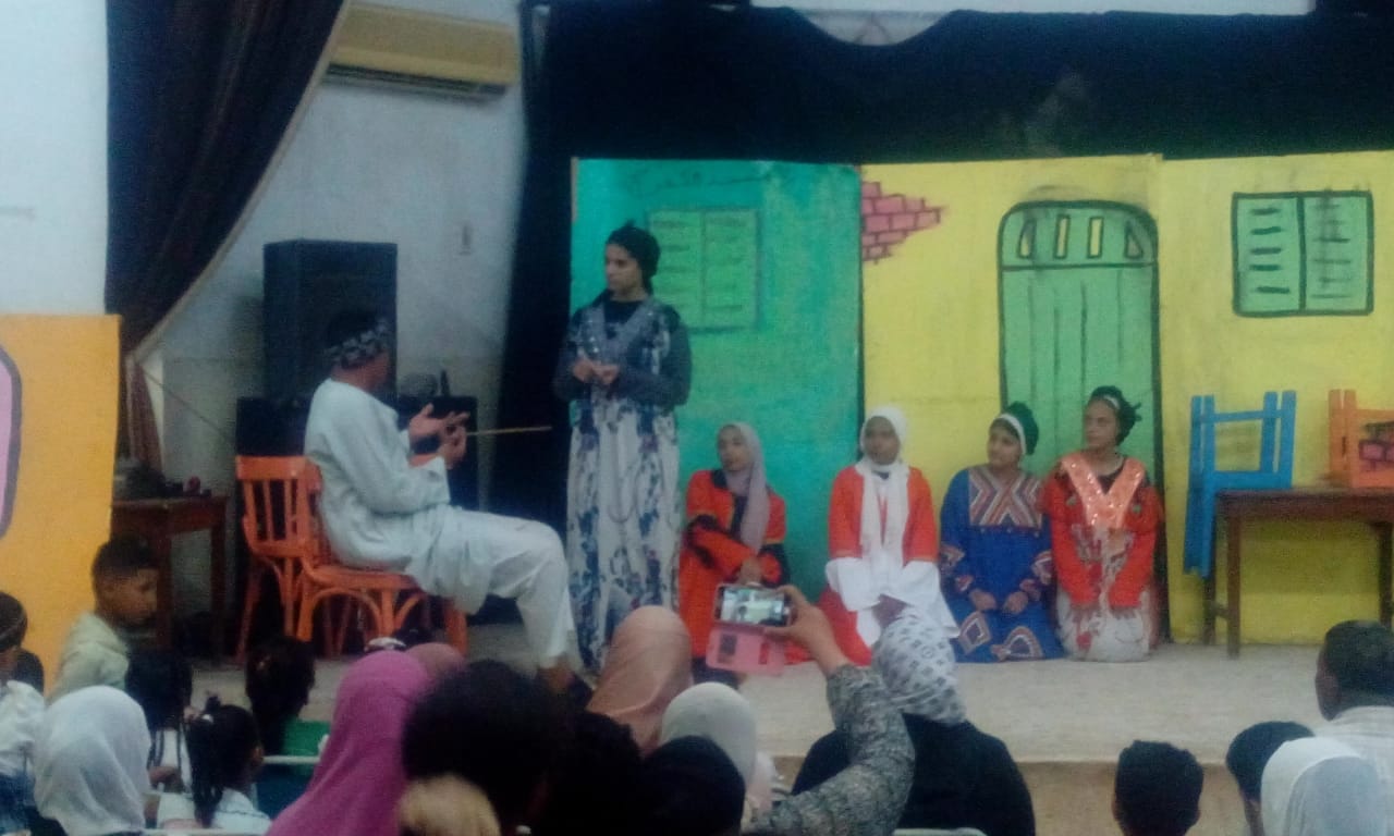 الحفل الختامي لأنشطة نادى الطفل الصيفي بالمركز الثقافي للطفل بمنفلوط  