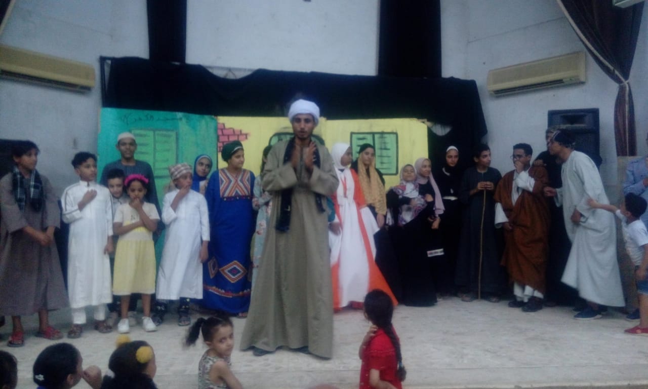 الحفل الختامي لأنشطة نادى الطفل الصيفي بالمركز الثقافي للطفل بمنفلوط  