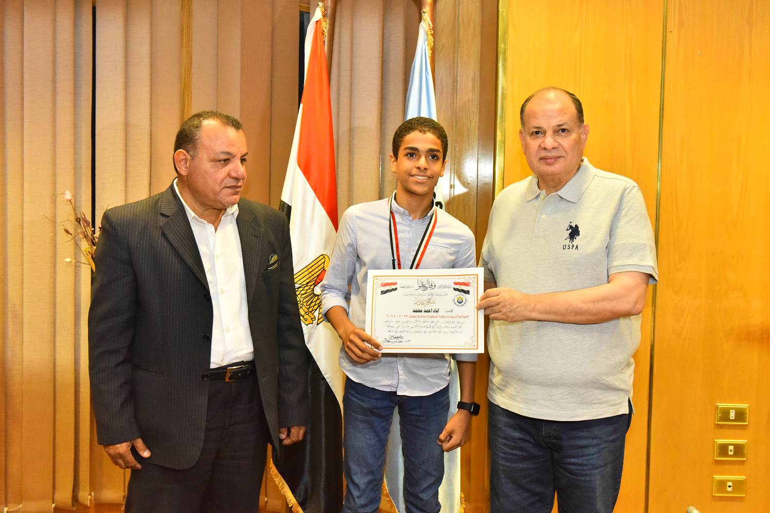 محافظ أسيوط يكرم لاعبى المشروع القومى للموهبة والبطل الاوليمبى  (3)