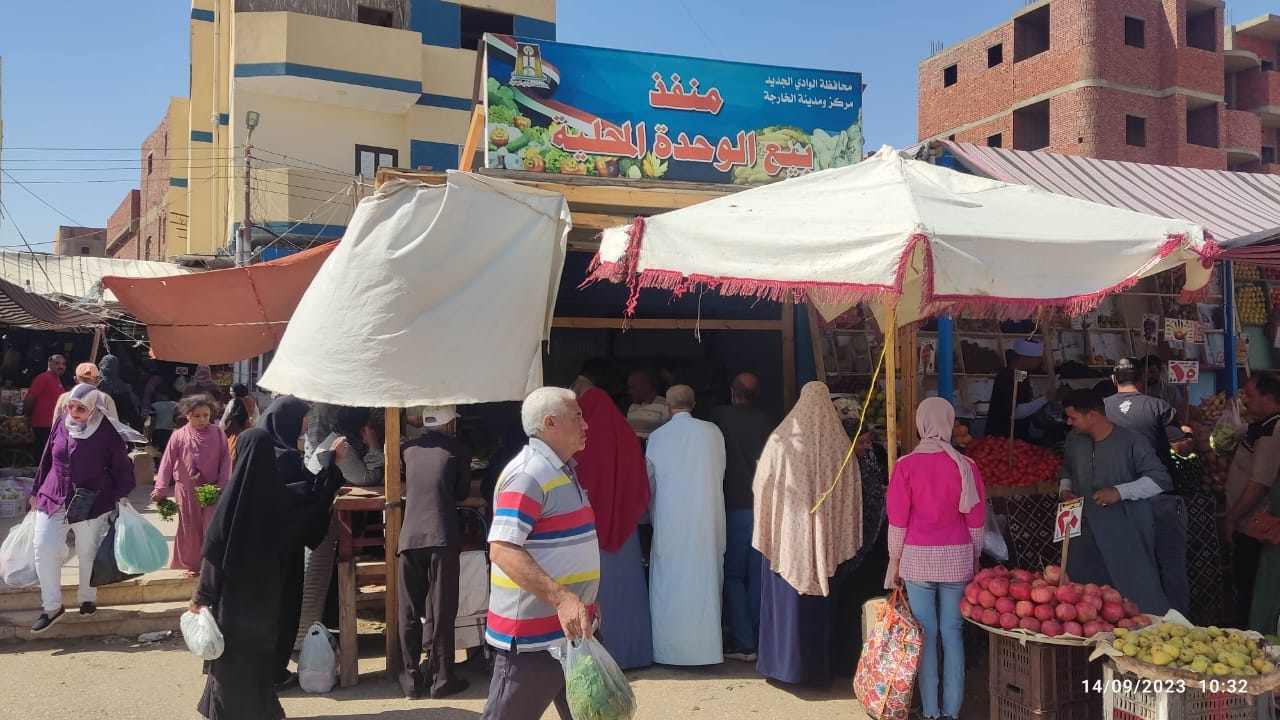 محافظة الوادي الجديد تستمر في طرح الدواجن والخضروات والفاكهة بأسعار مخفضة للمواطنين