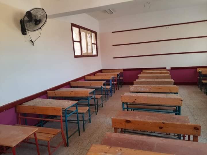 تعليم الوادى الجديد  لجان ميدانية للوقوف على جاهزية مدارس باريس للعام الدراسى 