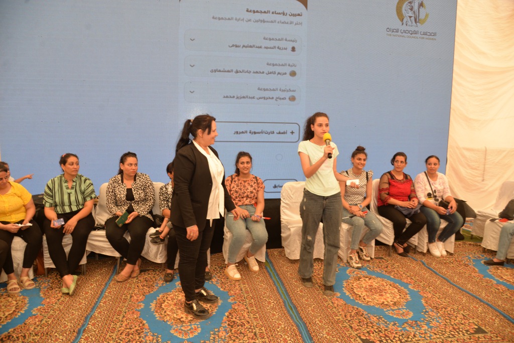 رئيسة المجلس القومي للمرأة و محافظ أسيوط يتابعان مبادرة 