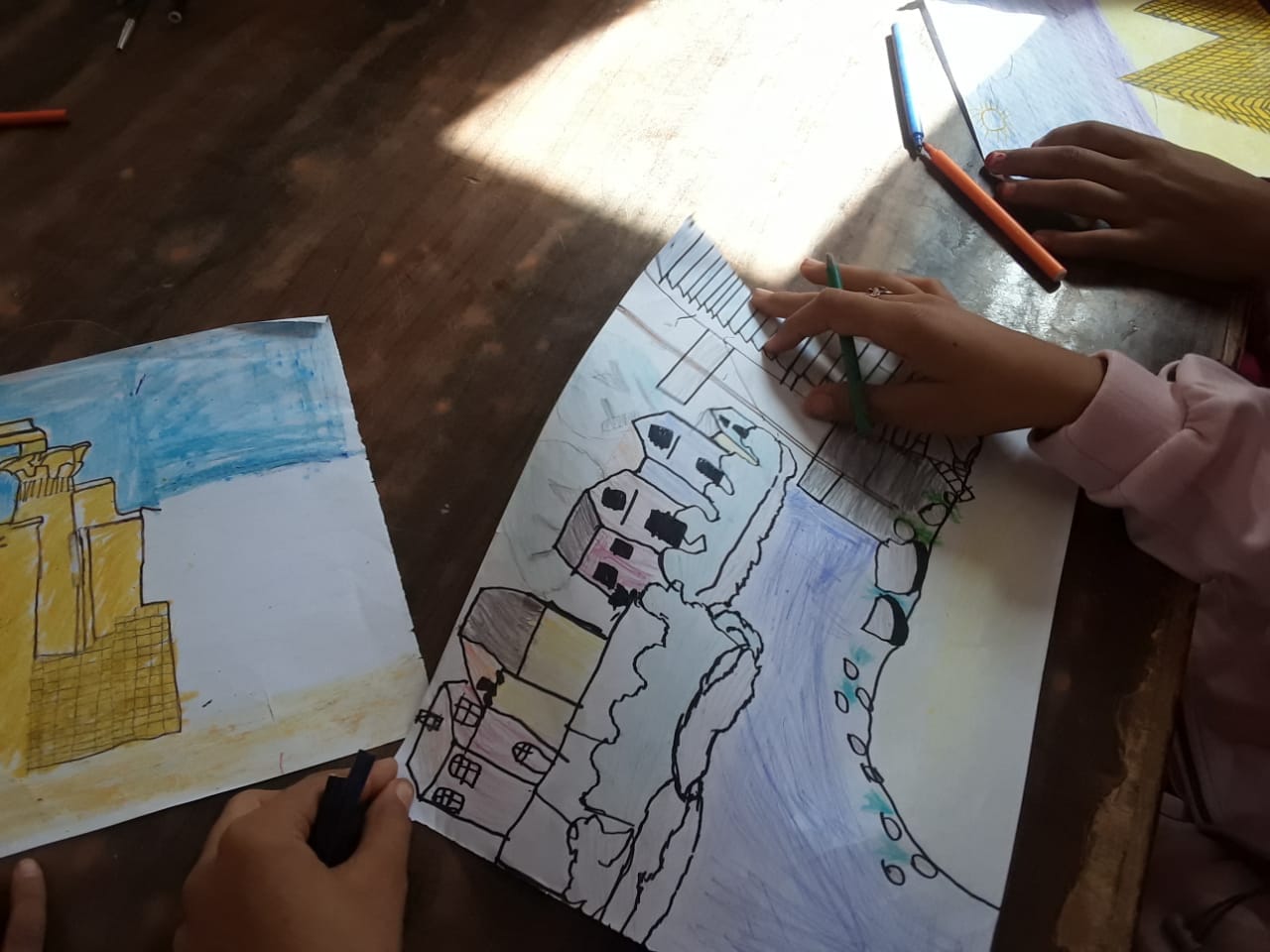 ورشة رسم وتلوين عن 