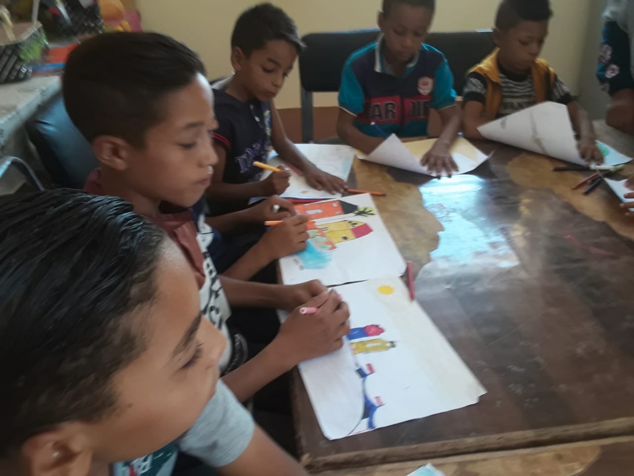 ورشة رسم وتلوين عن 