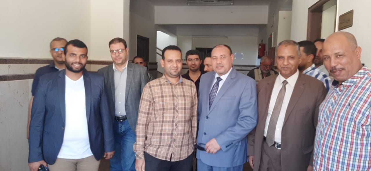 نائب رئيس جامعة الأزهر باسيوط يتفقد كلية هندسة ازهر قنا والمباني الجديدة