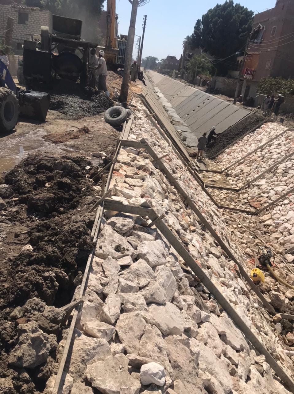 محلية البداري تتابع تنفيذ اعمال مشروعات المبادرة الرئاسية حياة كريمة