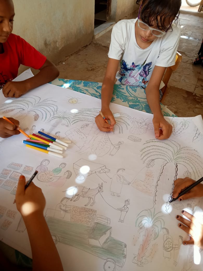 ورشة عمل للرسم والتلوين
