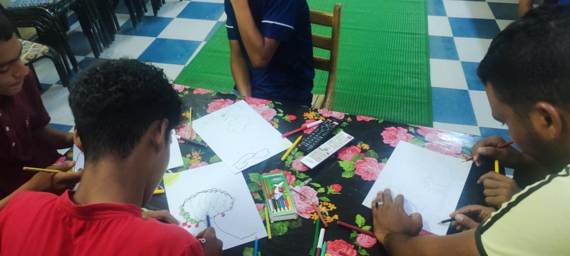 ورشة رسم وتلوين عن “ عيد الفلاح ” بمكتبة الطفل والشباب بالفرافرة