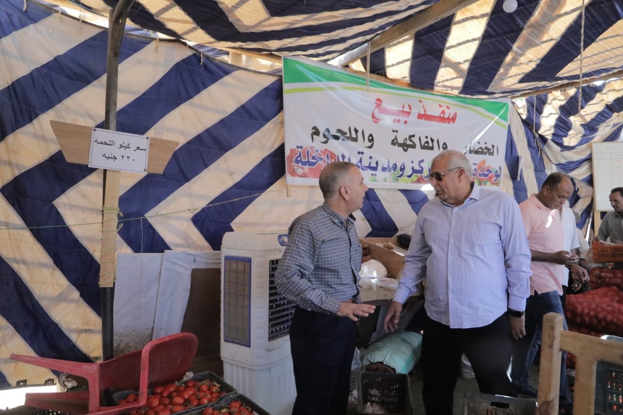 محافظ الوادي الجديد يتفقد منفذ 