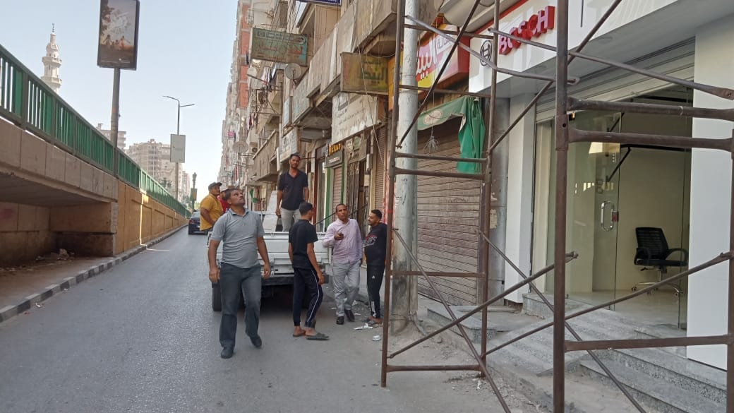 حمله لإزالة اشغالات لمنطقه الوليديه وشارع الهلالى وشارع الستين باسيوط