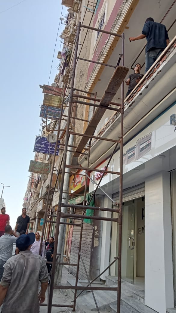 حمله لإزالة اشغالات لمنطقه الوليديه وشارع الهلالى وشارع الستين باسيوط