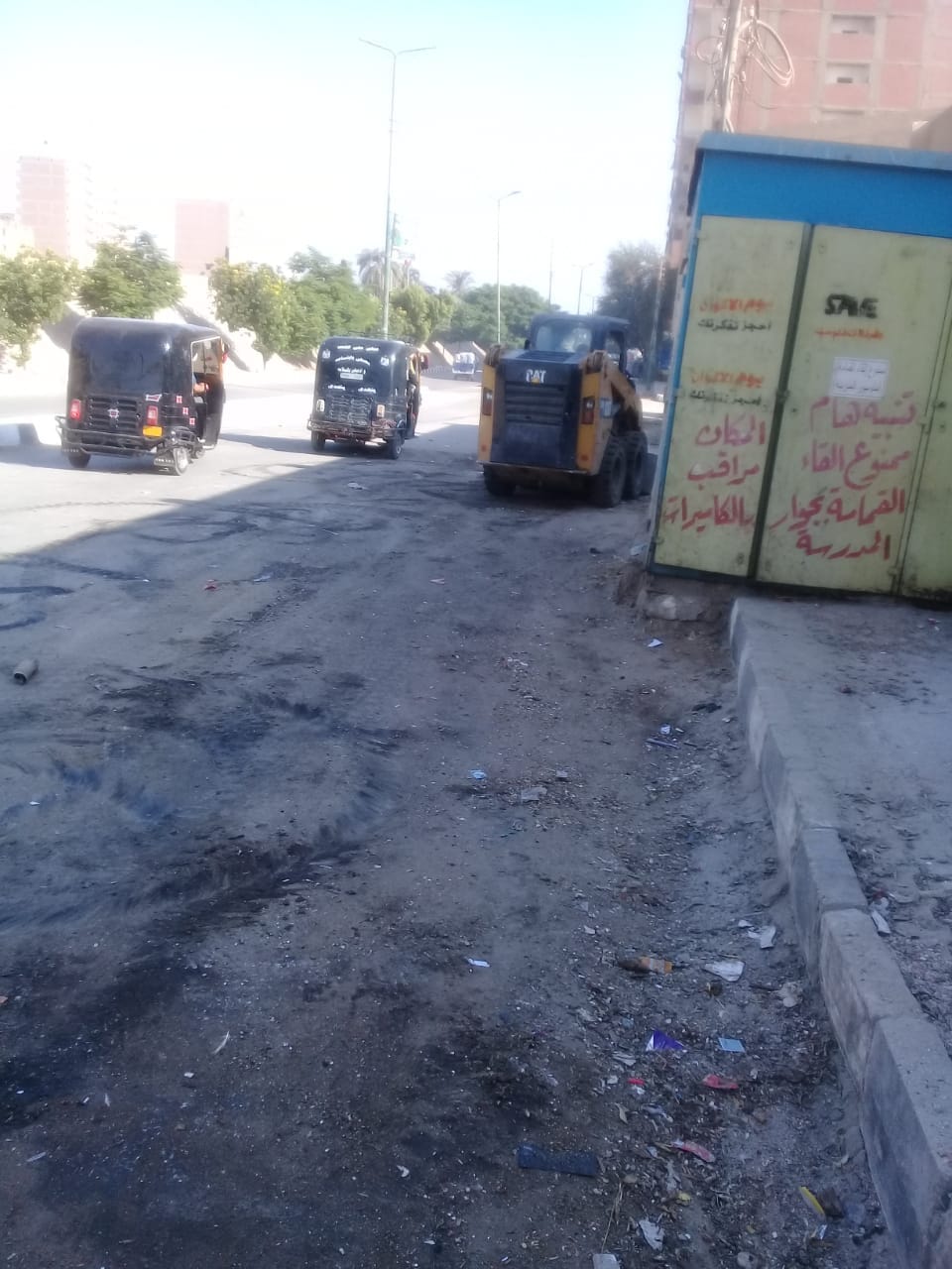 حملة مكبرة لرفع المخلفات وضبط الشارع شملت الحملة شوارع مدينة ديروط