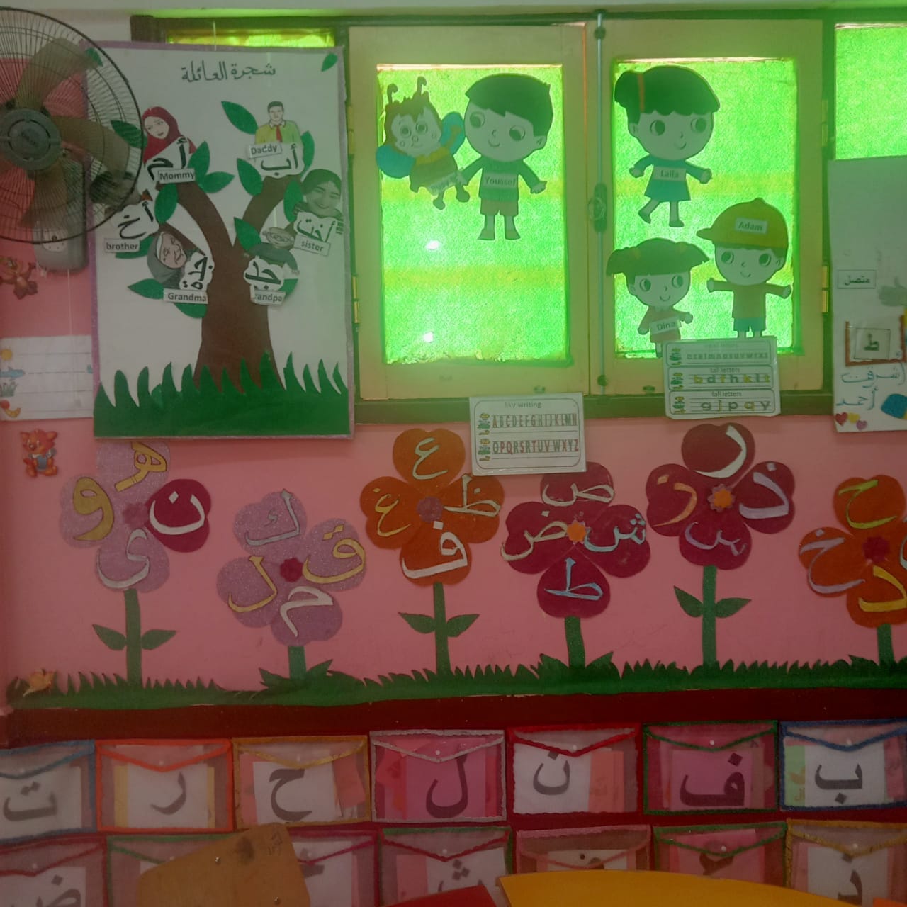 قاعات رياض الأطفال بإدارة بلاط التعليمية تتزين فى ابهى صورها لاستقبال اطفال