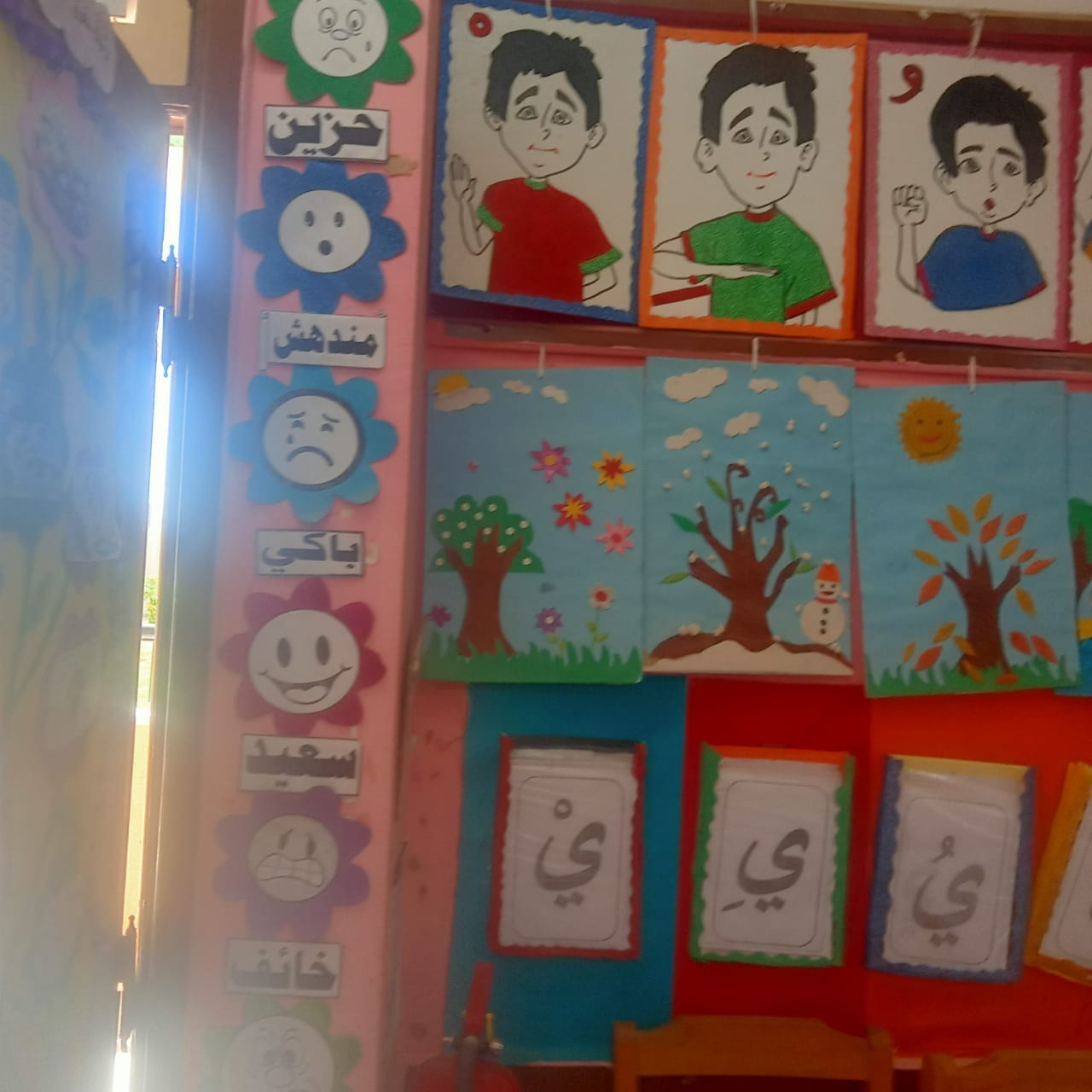 قاعات رياض الأطفال بإدارة بلاط التعليمية تتزين فى ابهى صورها لاستقبال اطفال