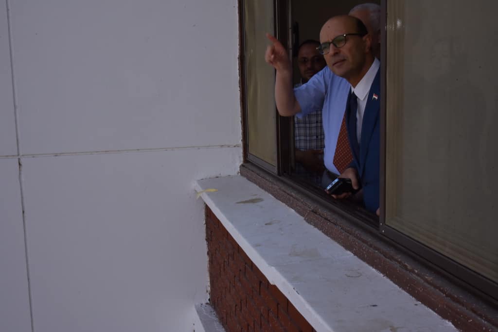 رئيس جامعة أسيوط يتفقد أعمال تطوير وصيانة المدن الجامعية وجناح لذوي الهمم