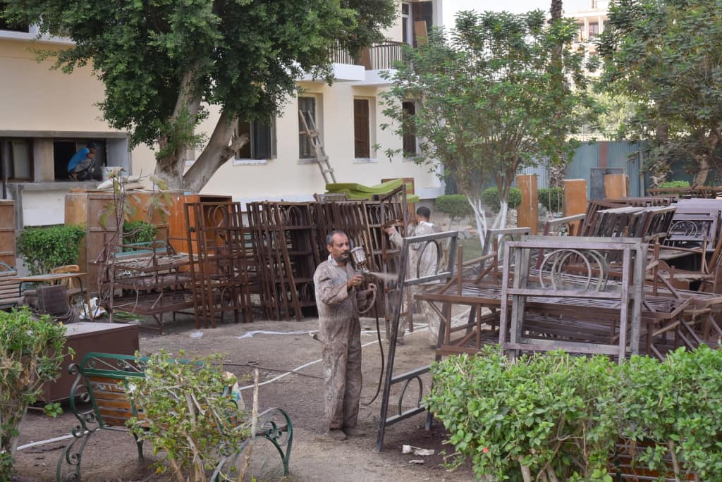 رئيس جامعة أسيوط يتفقد أعمال تطوير وصيانة المدن الجامعية وجناح لذوي الهمم