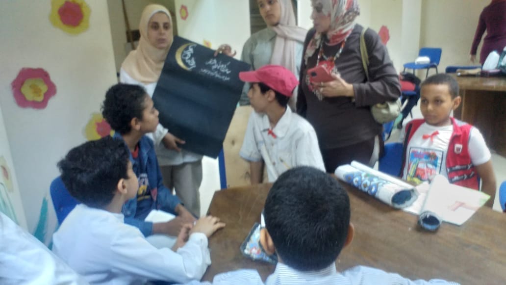 ورشة الخط العربي للطفل بقصر ثقافة أسيوط