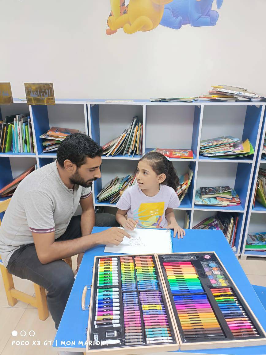 مكتبة مصر العامة اسيوط تنظم ورش تعليم الرسم للأطفال