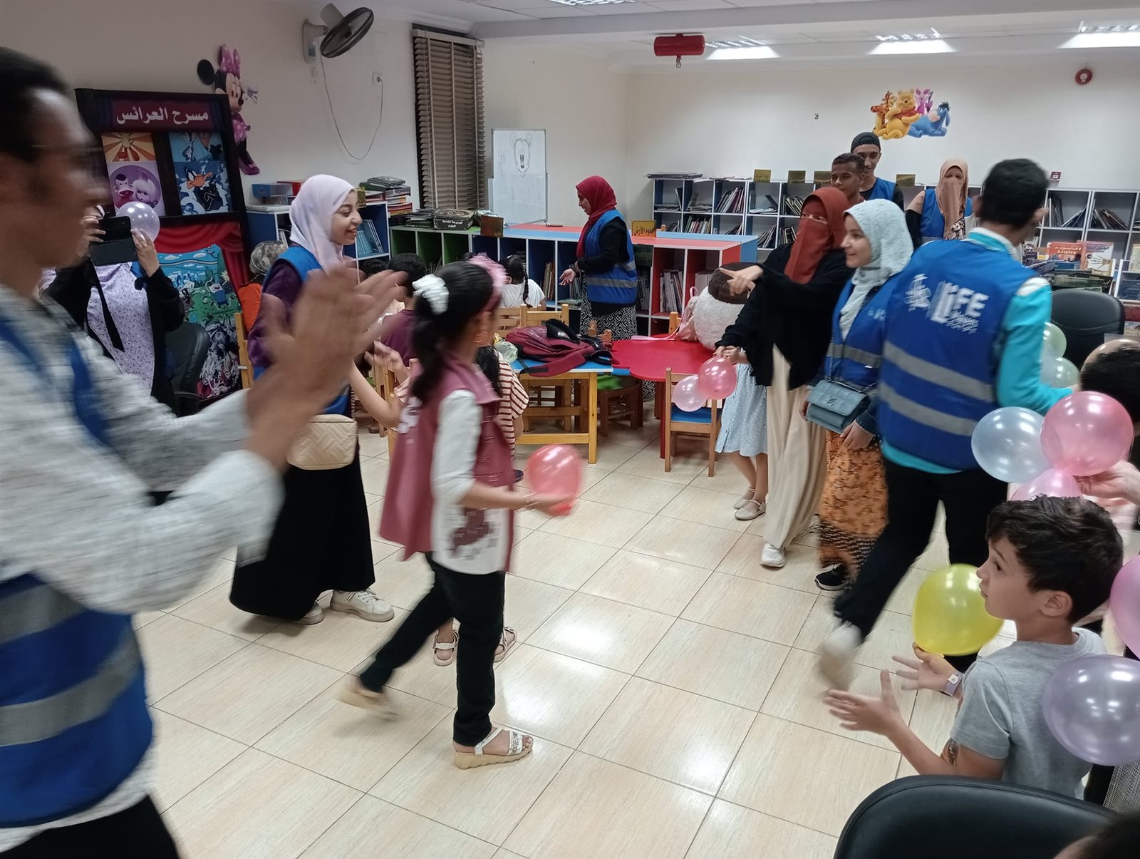 ﻣﻜﺘﺒﺔ ﻣﺼﺮ اﻟﻌﺎﻣﻪ أﺳﻴﻮط وجمعية صناع الحياة ينظما يوم ترفيهي للاطفال