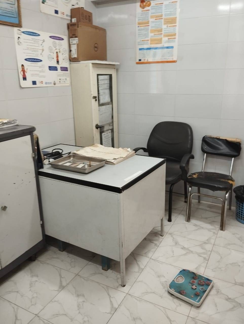 حملة نظافة وتزيين وحدات ومراكز صحة الأسرة بالإدارة الصحية بديروط