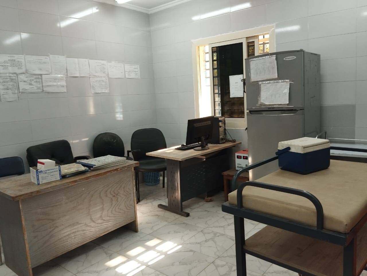 حملة نظافة وتزيين وحدات ومراكز صحة الأسرة بالإدارة الصحية بديروط