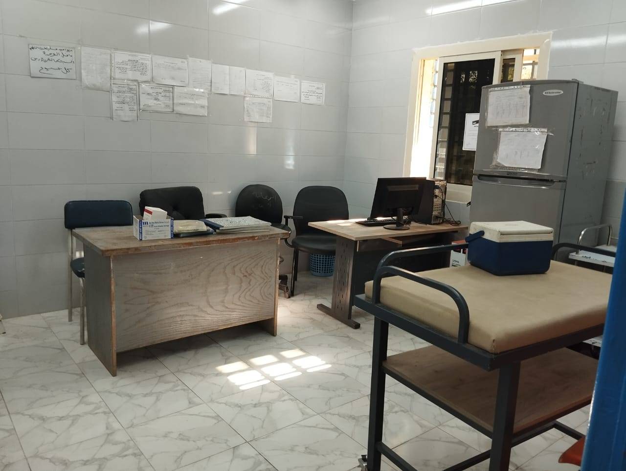 حملة نظافة وتزيين وحدات ومراكز صحة الأسرة بالإدارة الصحية بديروط