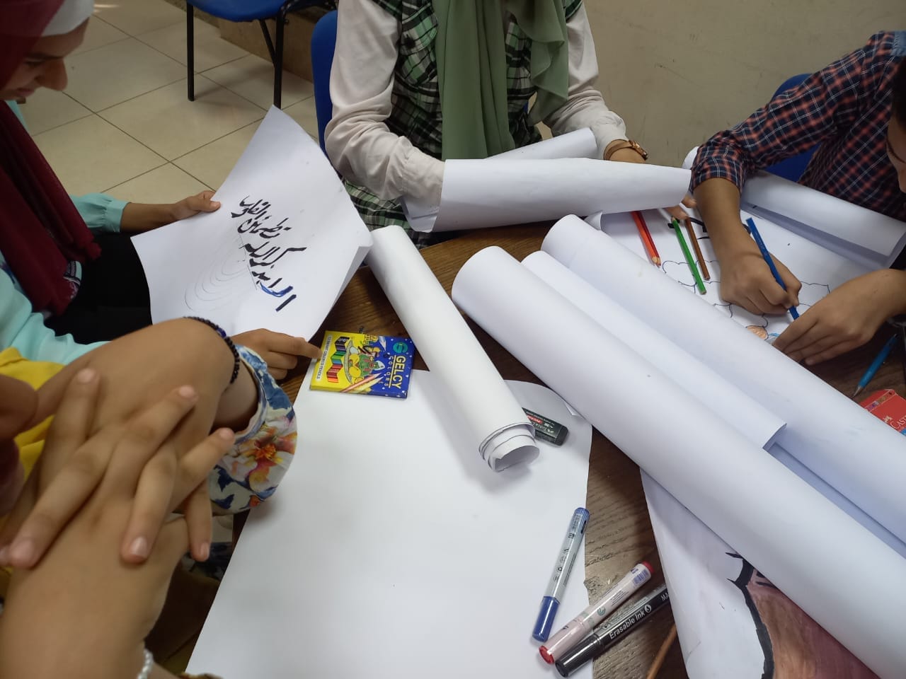 ورشة الخط العربي تواصل فعاليتها للطفل بقصر ثقافة أسيوط