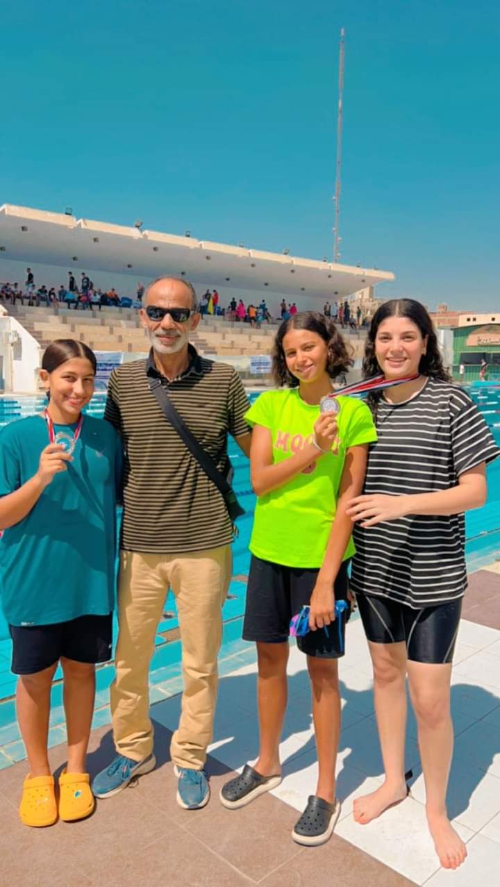 طلائع أسيوط تحصد 26 ميدالية في اليوم الثاني لبطولة الصعيد للسباحة