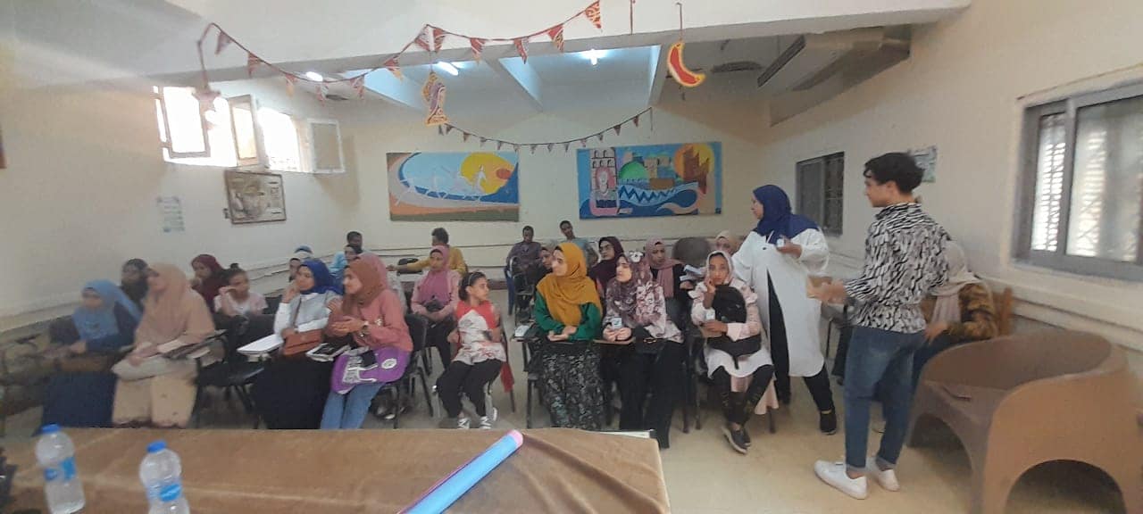 ختام فعاليات دوره  الاسعافات الاوليه لاعضاء انديه التطوع بمركز شباب ناصر النموذجي