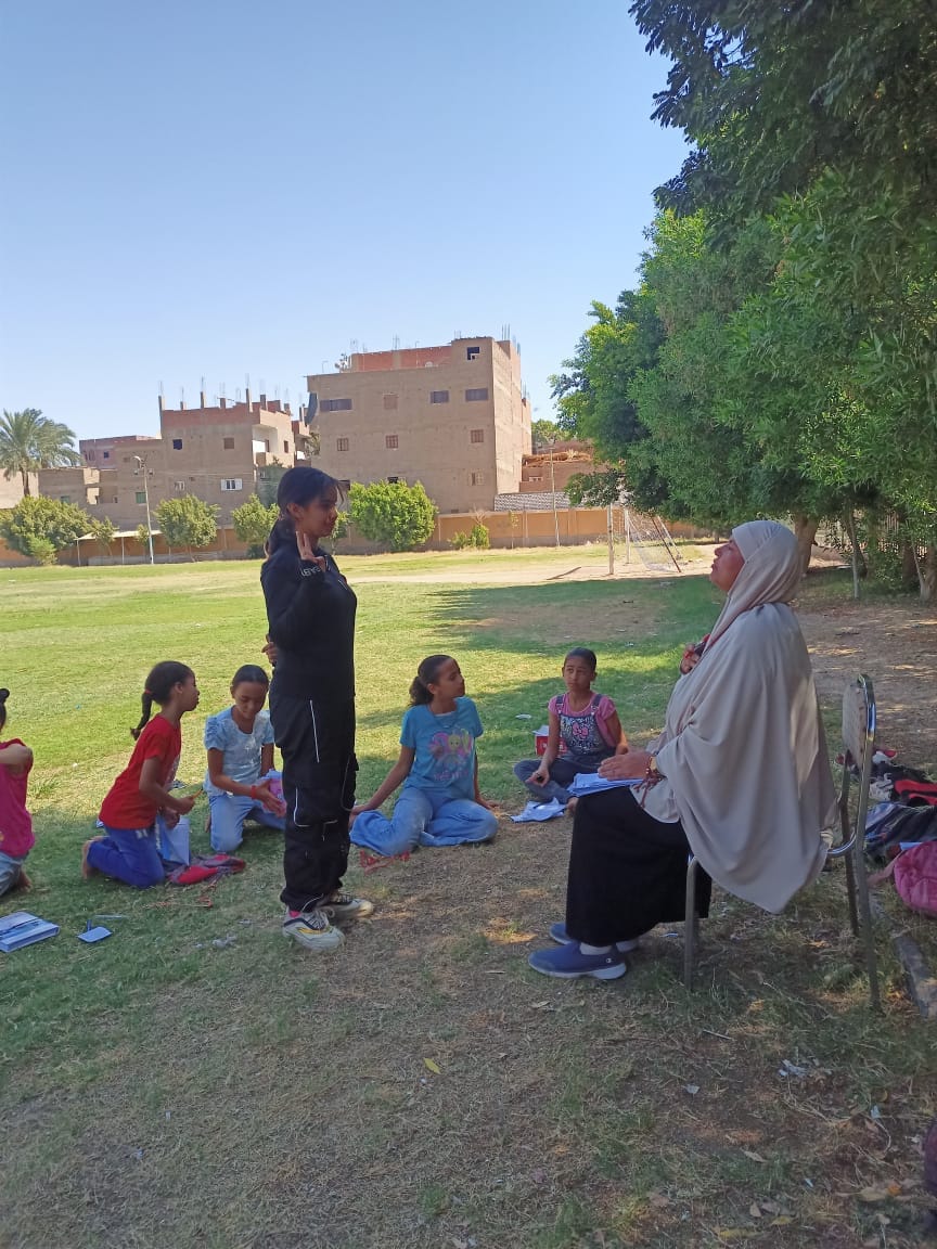 زهرات ابنوب تبدع في تدريبها الاسبوعي بمشاركة 20 فتاة باسيوط