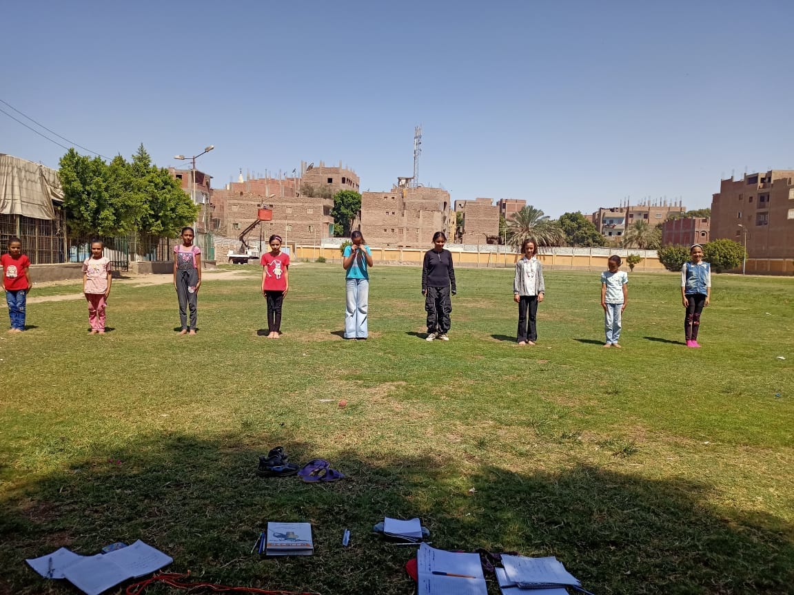 زهرات ابنوب تبدع في تدريبها الاسبوعي بمشاركة 20 فتاة باسيوط