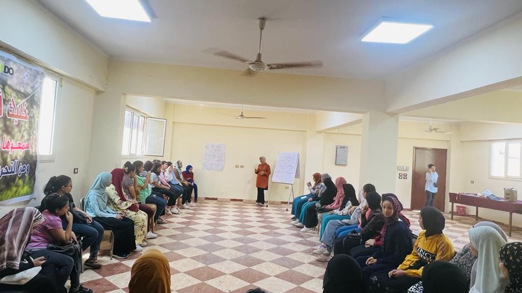 قطار مشوارى يصل إلى مركز شباب الدوير بصدفا