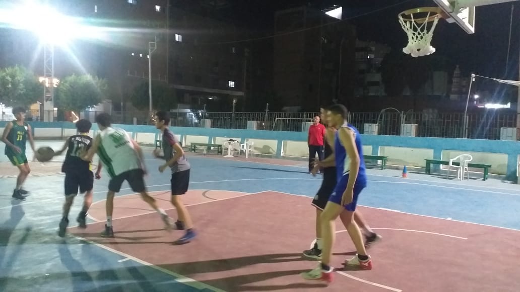 أبطال المشروع القومى لكرة السله للناشئين يواصلون تدريباتهم بنادى الشبان المسلمين باسيوط