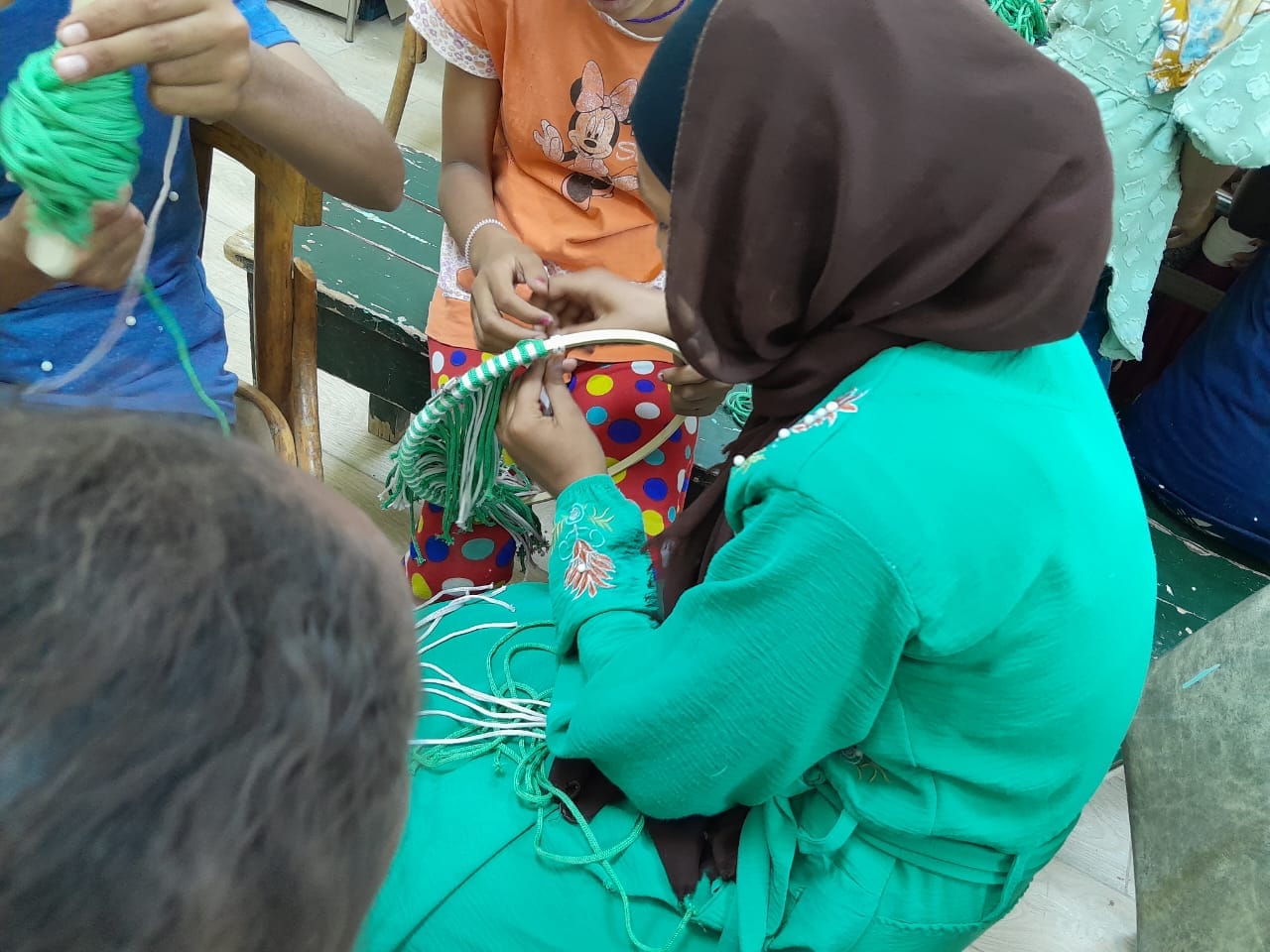 اسيوط.. طلائع كوم بوها تشارك ورشة عمل شعبة التوجية بمشاركة 30 فتاة