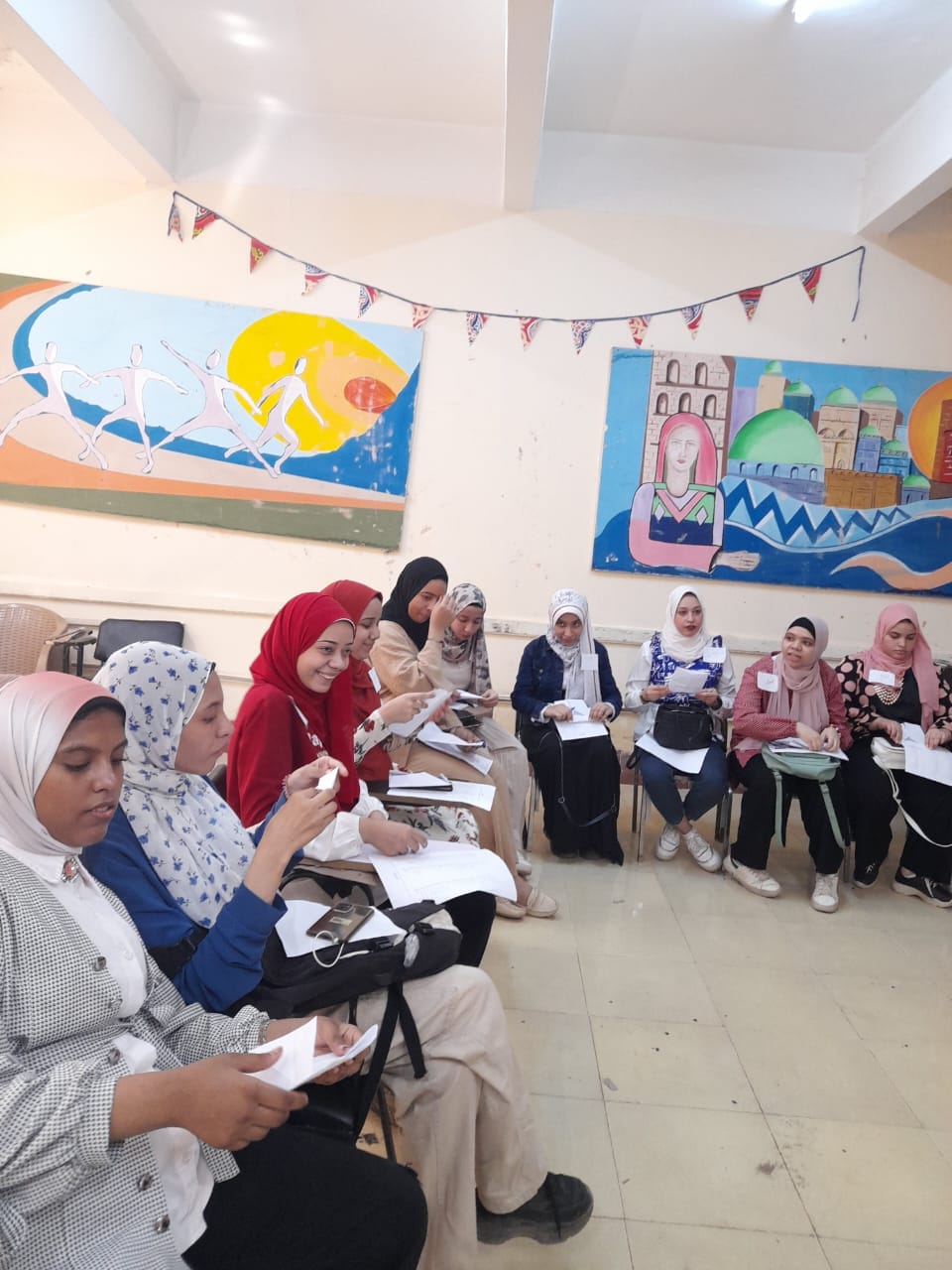 ميسرات �ريحانة� تنفذ جدارة الذات الايجابي بمركز شباب ناصر باسيوط