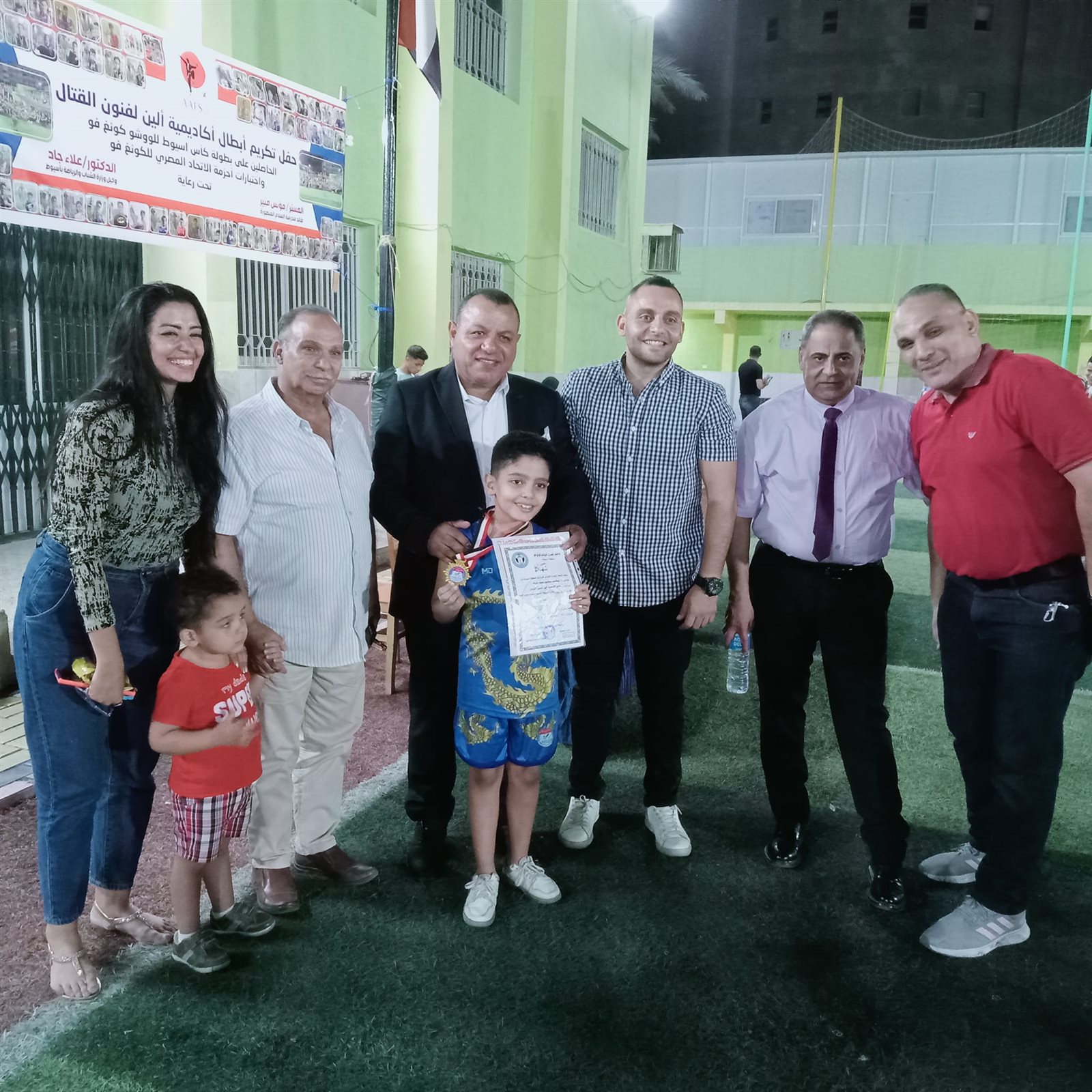 وكيل وزارة الشباب باسيوط يكرم لاعبي الكونغ فو بمدرسة السلام المتطورة