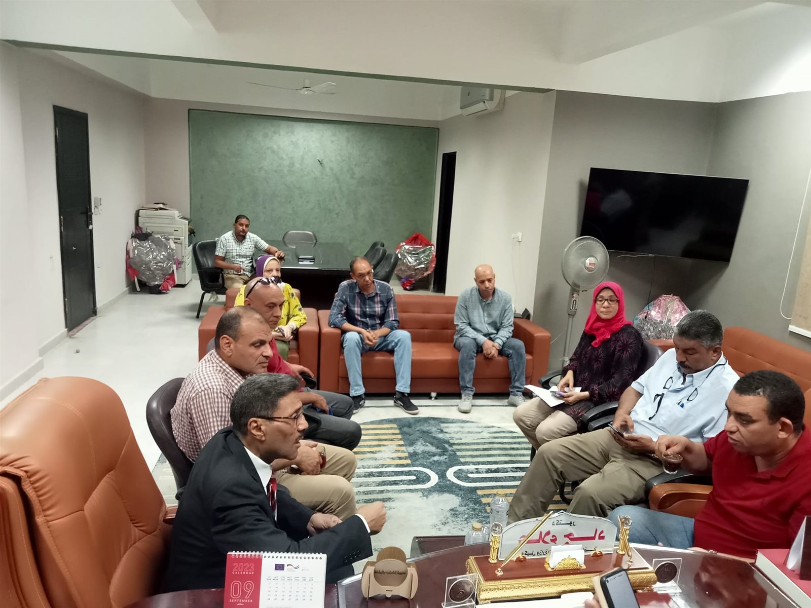 وكيل وزارة الشباب والرياضة بأسيوط يتابع أعمال التطوير بمركز التنمية الشبابية بمنفلوط 
