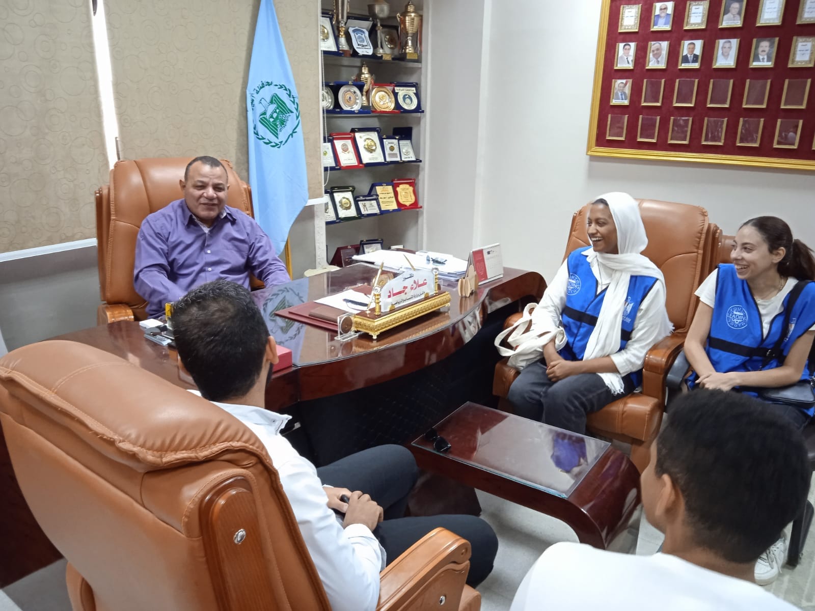 وكيل وزارة شباب أسيوط يلتقي بفريق شباب يدير شباب ضمن لقاءاته بالشباب  