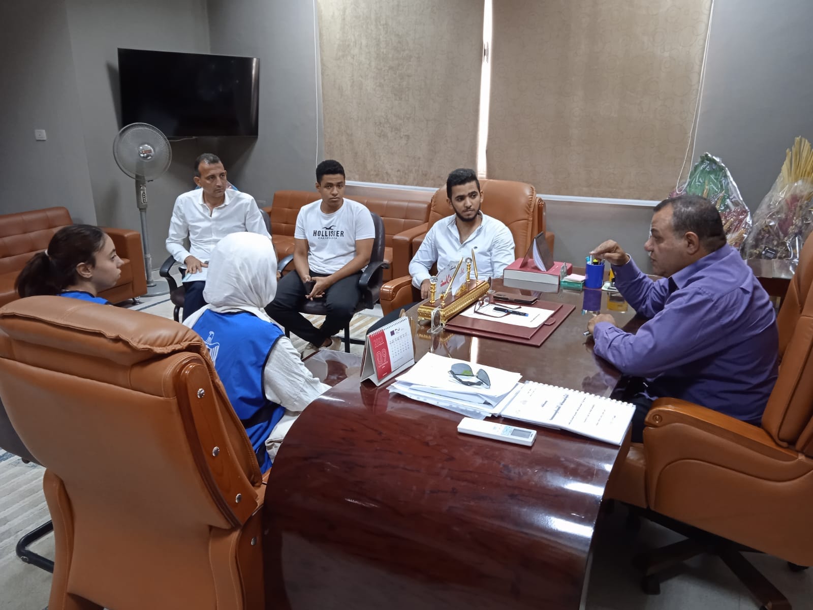 وكيل وزارة شباب أسيوط يلتقي بفريق شباب يدير شباب ضمن لقاءاته بالشباب  